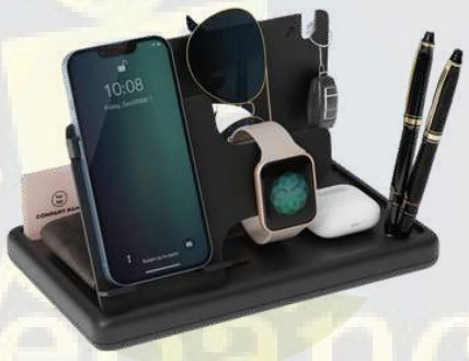 Ultimate Flat Organizer for Office Desk and Travel Use, Smart Storage Gift for Documents, Accessories, Daily Essentials and Workspace Organization